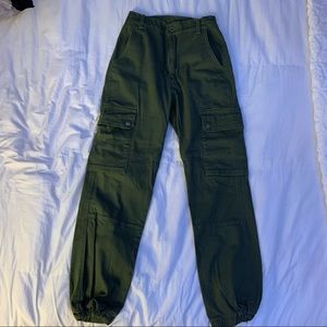 Army green cargo pants